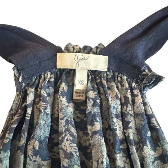 Joie Women's 100% Silk Sleeveless Floral Print Blouse Top, Size XS - Picture 3 of 6